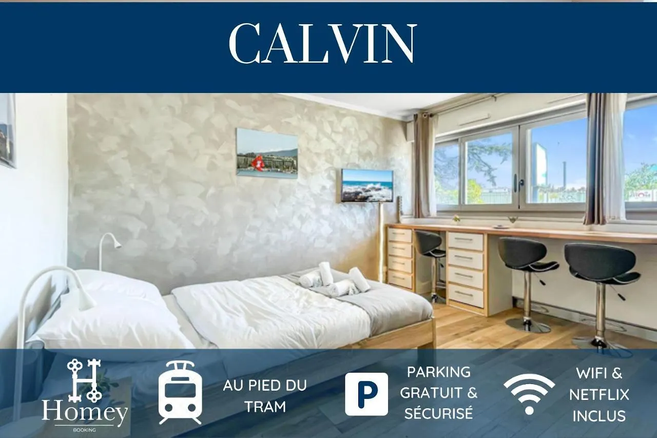 Homey Calvin - New / Free Parking / Proche Tram Ambilly