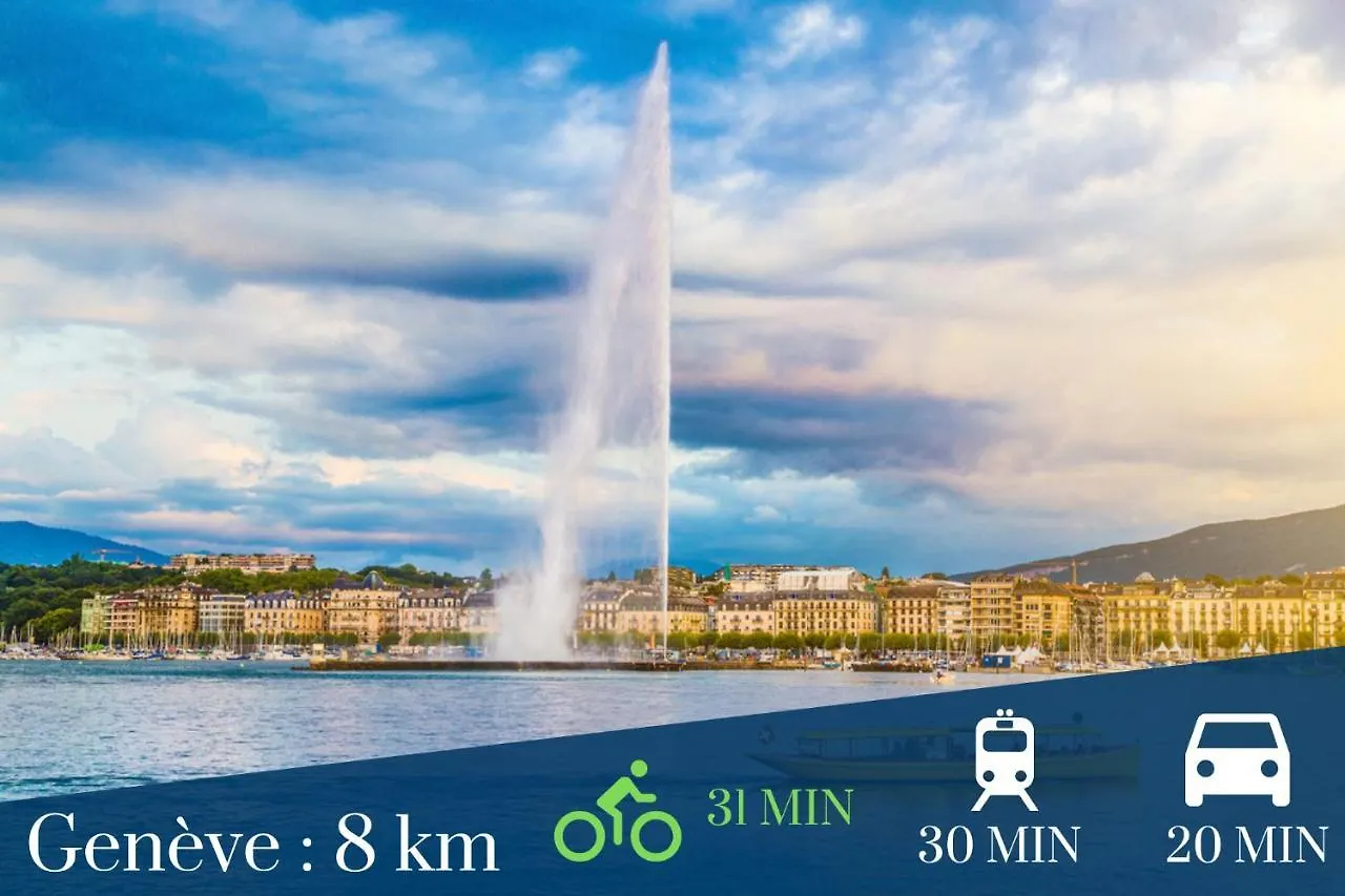 Homey Calvin - New / Free Parking / Proche Tram Ambilly